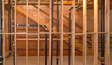 Completed plumbing repair work